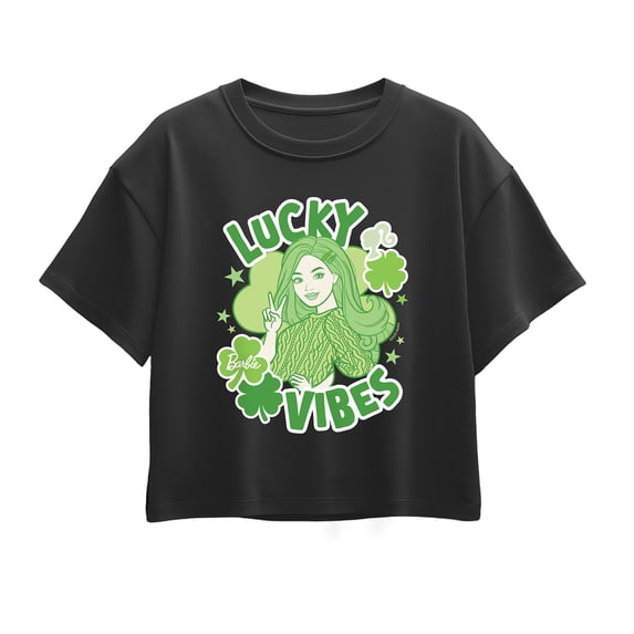 Barbie - Lucky Vibes - Youth Girls Boxy T-Shirt