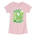 thumbnail image 1 of Barbie - Lucky Vibes - Youth Girls Fitted Short Sleeve T-Shirt, 1 of 4