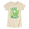 thumbnail image 1 of Barbie - Lucky Vibes - Youth Girls Fitted Short Sleeve T-Shirt, 1 of 4