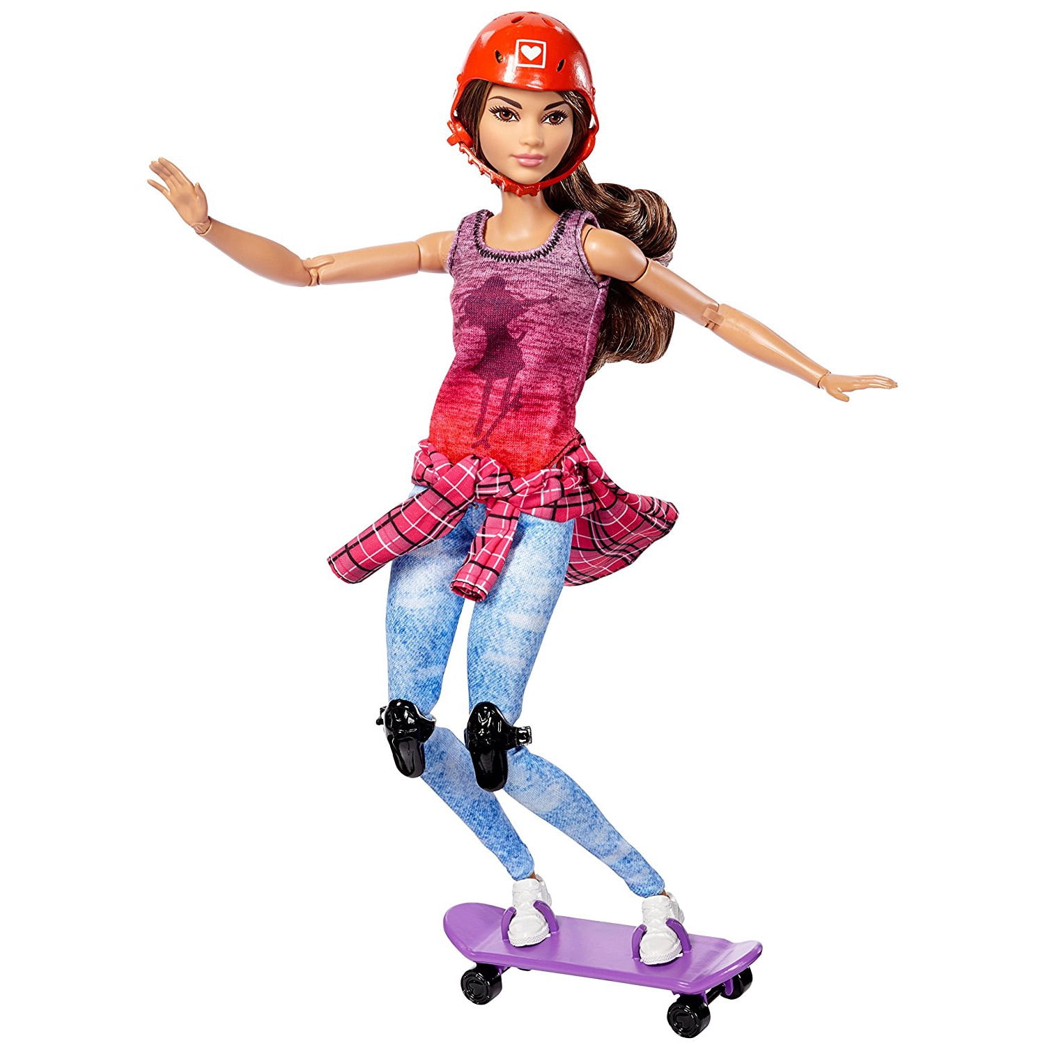 Barbie Made Move Skateboarder Doll - Walmart.com