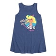 thumbnail image 1 of Barbie - Made in the 90's - Classic Barbie - Toddler and Youth Girls A-line Dress, 1 of 4