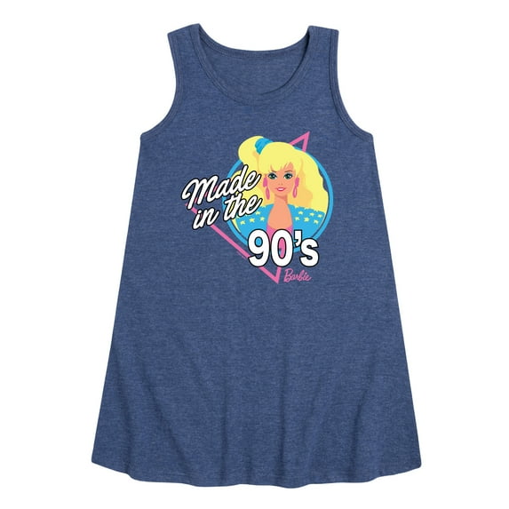 Barbie - Made in the 90's - Classic Barbie - Toddler and Youth Girls A-line Dress