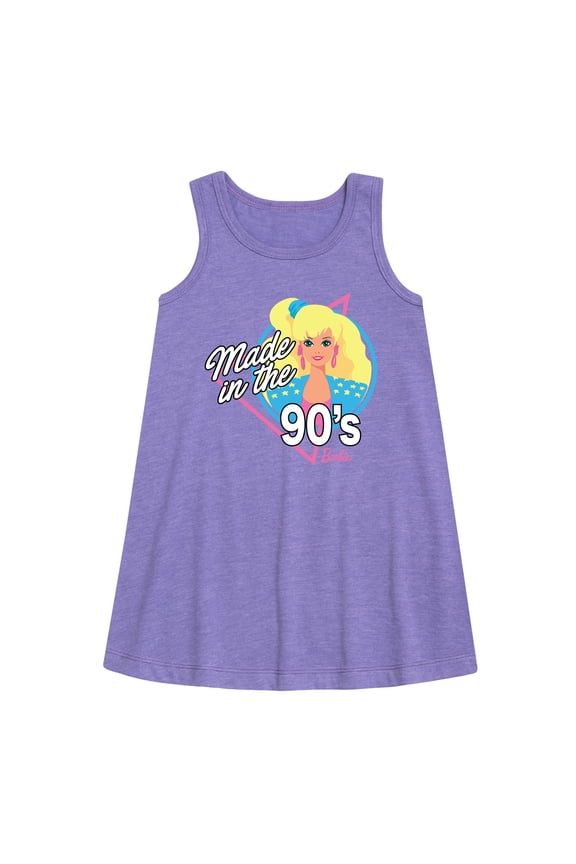 - Made in the 90's - Classic Barbie - Toddler and Youth Girls A-line Dress