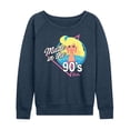thumbnail image 1 of Barbie - Made in the 90's - Classic Barbie - Women's Lightweight French Terry Long Sleeve Shirt, 1 of 4