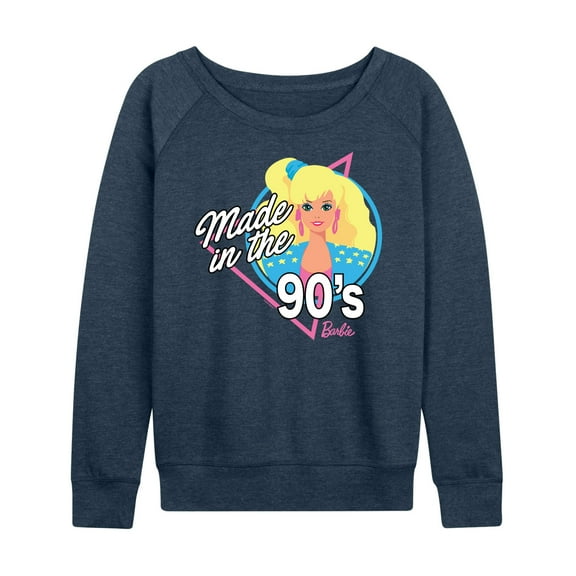 Barbie - Made in the 90's - Classic Barbie - Women's Lightweight French Terry Long Sleeve Shirt
