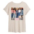 thumbnail image 1 of Barbie - Make Herstory Barbie - Juniors Oversized Graphic T-Shirt, 1 of 4
