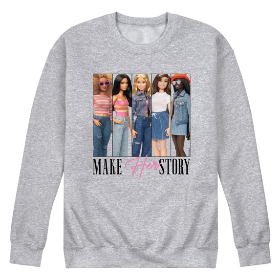 Barbie - Make Herstory Barbie - Men's Crew Fleece Sweatshirt