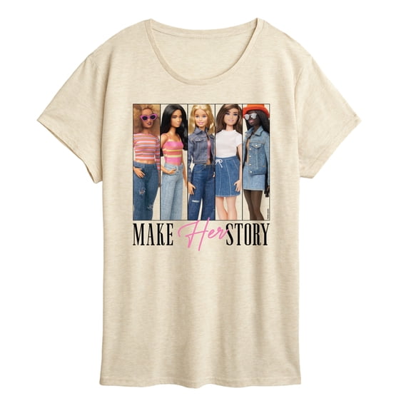Barbie - Make Herstory Barbie - Women's Short Sleeve Graphic T-Shirt