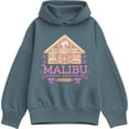 thumbnail image 1 of Barbie - Malibu Bake Shop - Women's Oversized Fleece Hoodie Sweatshirt, 1 of 3