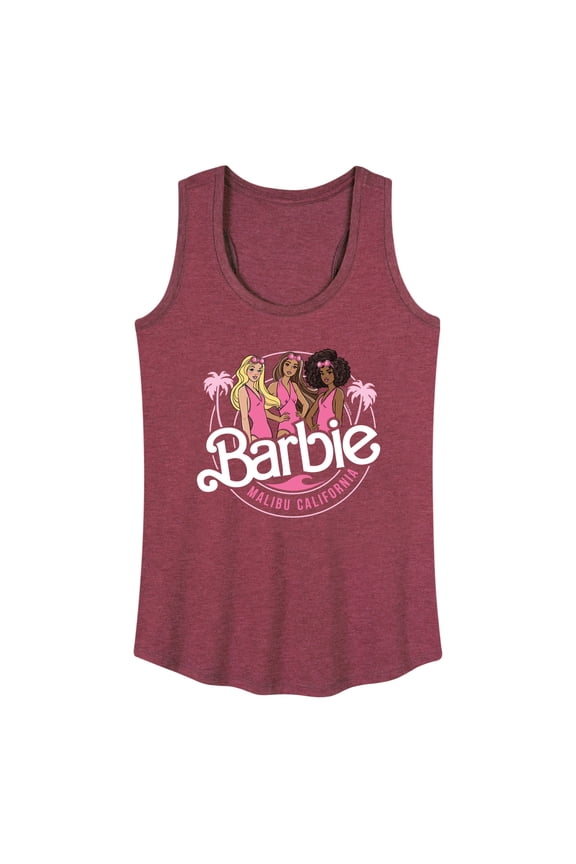 - Malibu California - Beach Buddies - Women's Racerback Tank Top
