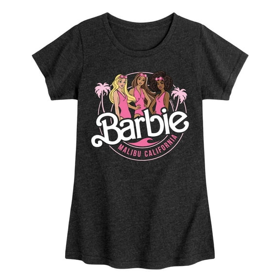 Barbie - Malibu California - Friends - Toddler And Youth Girls Raglan Graphic T-Shirt