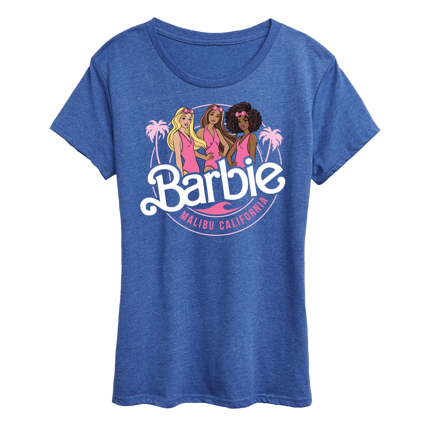 Barbie - Malibu California - Girl Gang - Women's Short Sleeve Graphic  T-Shirt