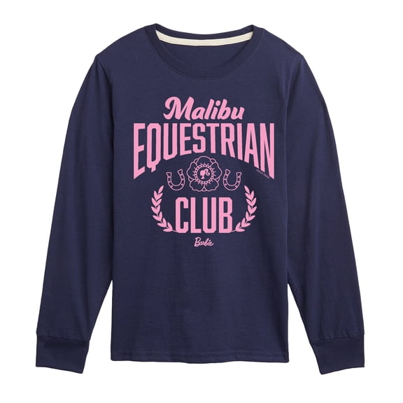 Barbie - Malibu Equestrian Club - Youth Long Sleeve Graphic T-Shirt