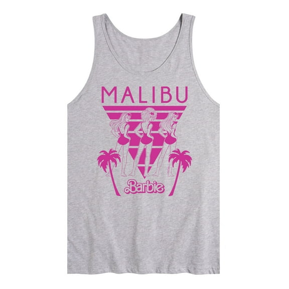 Barbie - Malibu - Retro Palm Trees & Bathing Suits - Men's Jersey Tank Top