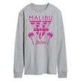 thumbnail image 1 of Barbie - Malibu - Retro Palm Trees & Bathing Suits - Men's Long Sleeve T-Shirt, 1 of 4