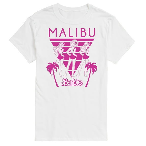 Barbie - Malibu - Retro Palm Trees & Bathing Suits - Men's Short Sleeve Graphic T-Shirt