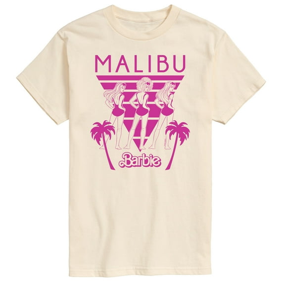 Barbie - Malibu - Retro Palm Trees & Bathing Suits - Men's Short Sleeve Graphic T-Shirt