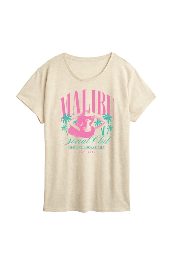 - Malibu Social Club - Women's Short Sleeve Graphic T - Shirt