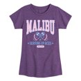 thumbnail image 1 of Barbie - Malibu Varsity  - Girls Fitted Short Sleeve Graphic T-Shirt, 1 of 5
