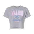 thumbnail image 1 of Barbie - Malibu Varsity - Juniors Cropped Graphic T-Shirt, 1 of 4