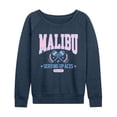 thumbnail image 1 of Barbie - Malibu Varsity - Women's French Terry Long Sleeve Pullover, 1 of 4