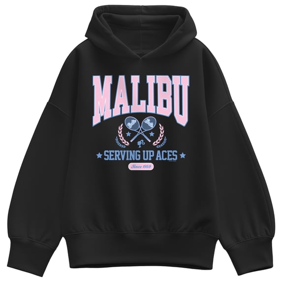 Barbie - Malibu Varsity - Women's Oversized Fleece Hoodie Sweatshirt