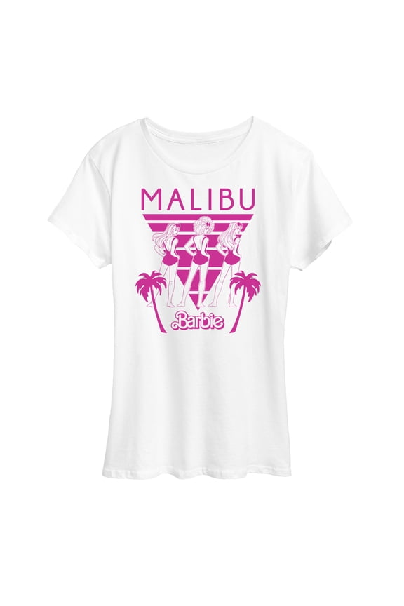- Malibu Vibes - Beach Barbie - Retro Styled - Women's Short Sleeve Graphic T-Shirt
