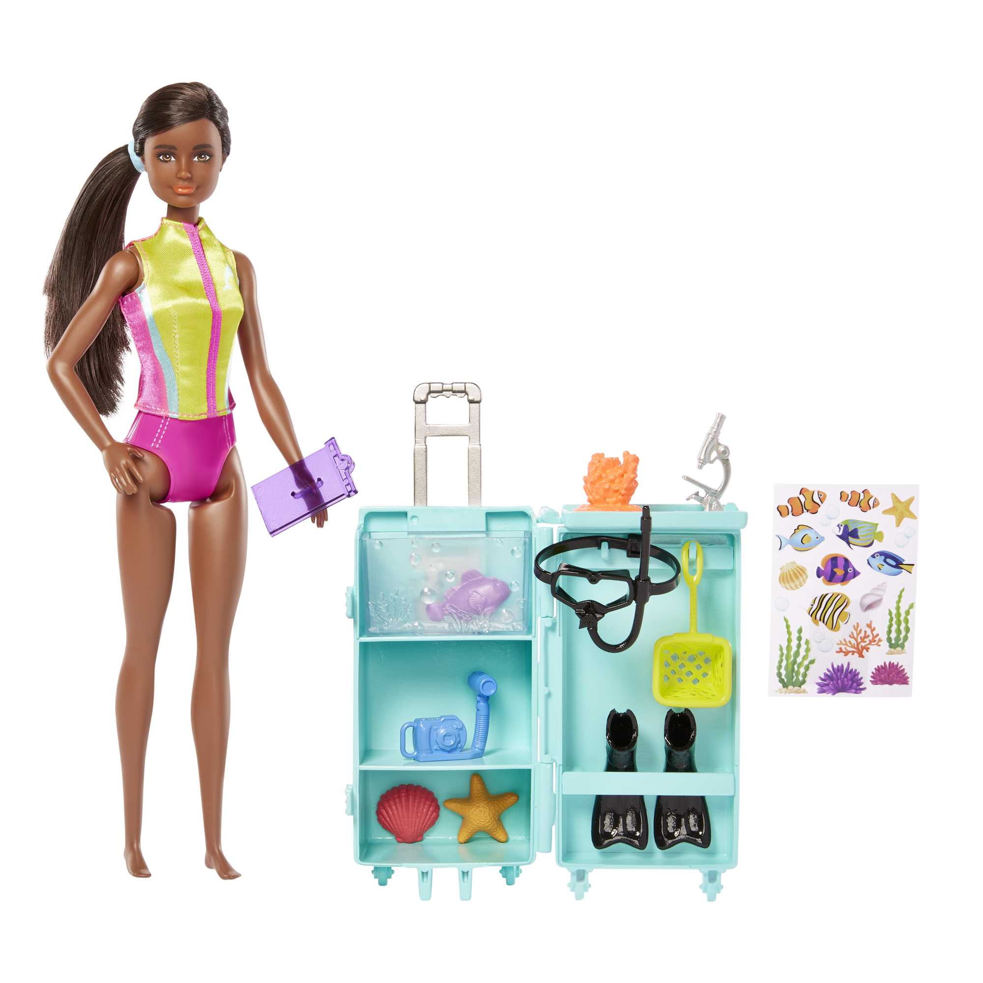 Barbie Marine Lab Set | Kids doll sets for department stores