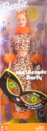 Halloween Maskerade Party Barbie Doll 2002 Mattel No. 56204