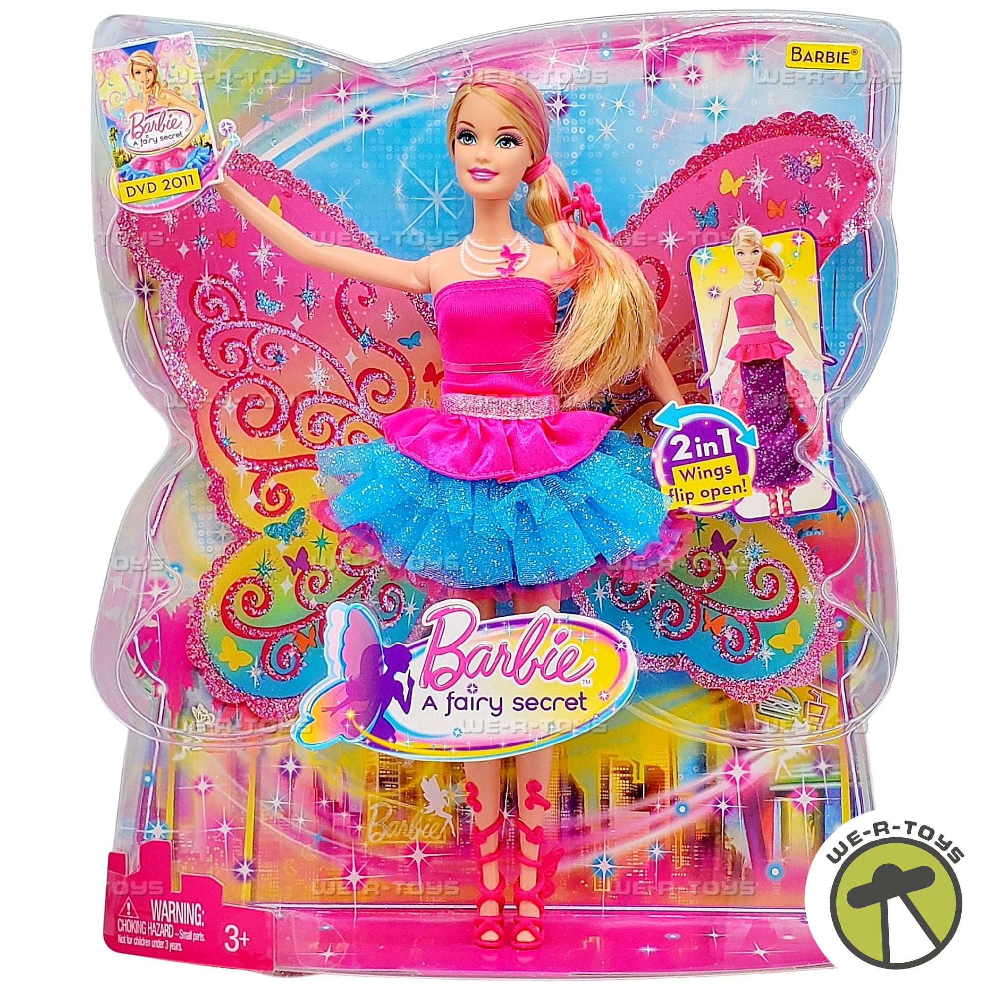 green emerald velvet dress Barbie: A Fairy Secret (Barbie) (Little Golden Book) main image 0