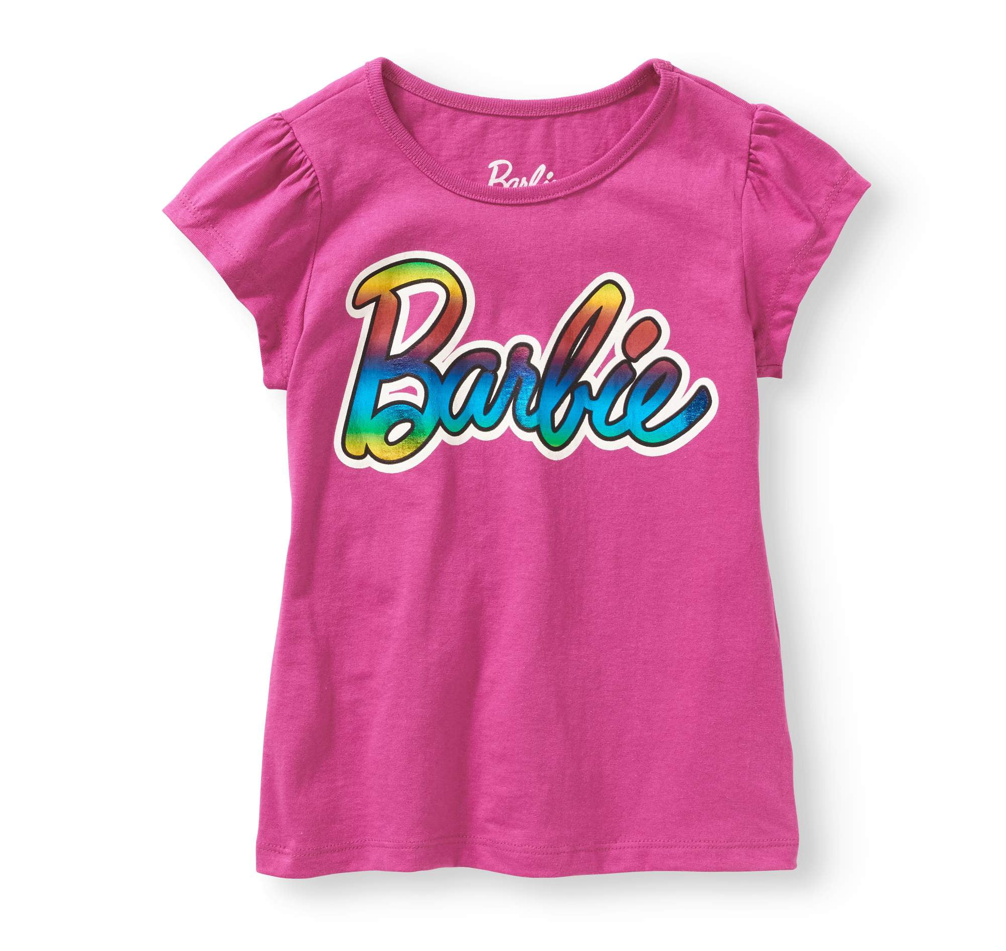 Barbie - Mattel Barbie Little Girls' Graphic T-shirt - Walmart.com