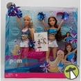 thumbnail image 1 of Fly Girls Pom Pom Divas Barbie Dolls Set With Stunt Accessory 2006 Mattel K8392, 1 of 2