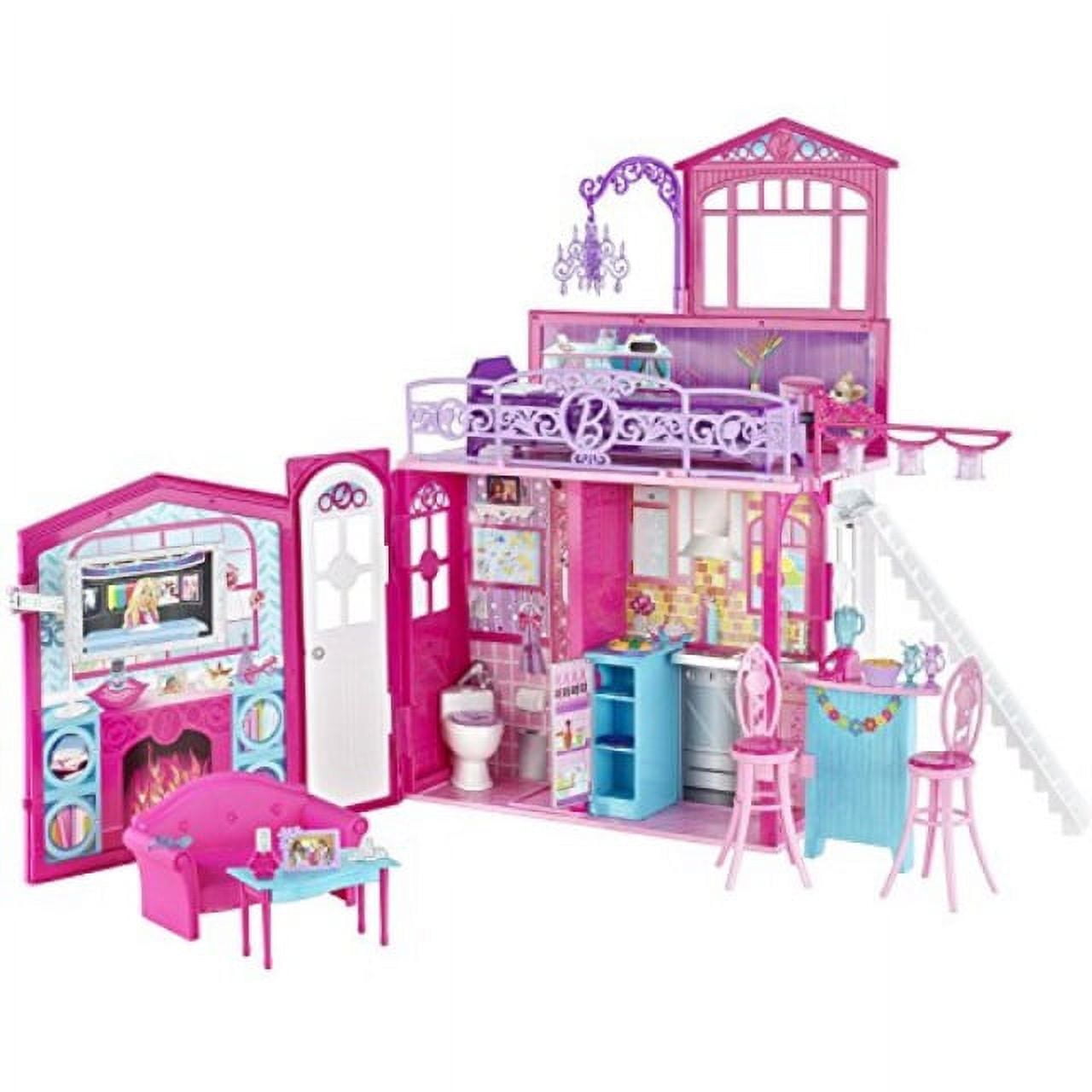 Barbie Vacation House & Doll Playset