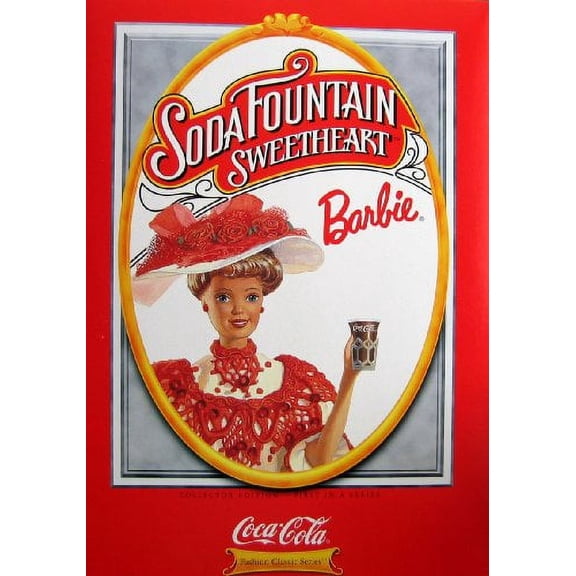 Barbie Mattel Soda Fountain Sweetheart Coca Cole 1st