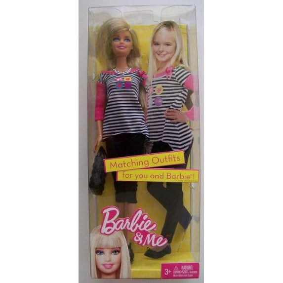 Mattel Barbie & Me Matching Outfits Doll Fashion Set
