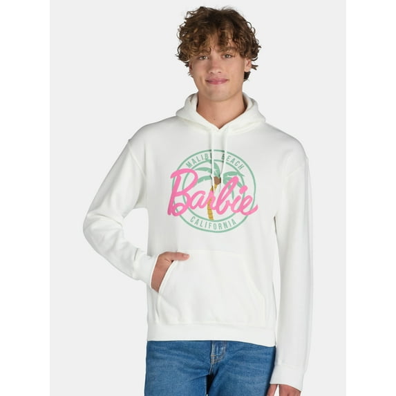 Barbie Men's & Big Men's Malibu Graphic Hoodie, Sizes S-3XL