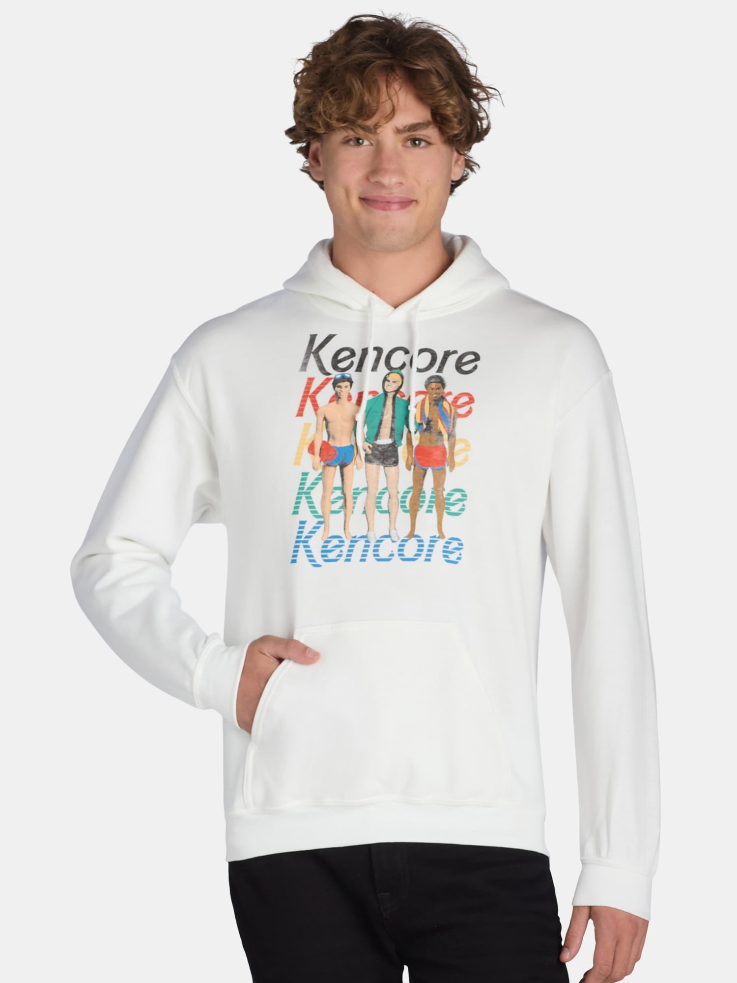 Barbie Men's and Big Men’s Kencore Graphic Hoodie, Sizes S-3XL