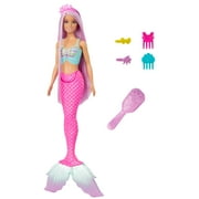 Barbie Mermaid Doll with 7-Inch-Long Fantasy Hair & Accessories for Styling Play