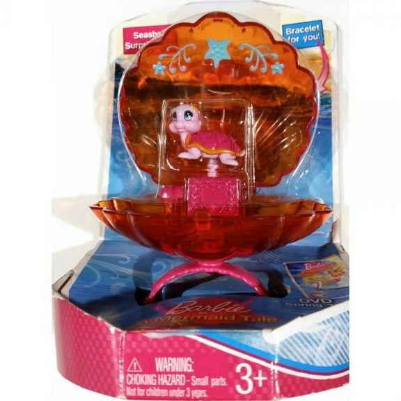 Barbie Mermaid Tale Seashell Surprise, Orange Turtle