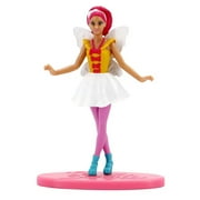Barbie Micro Mini Doll - Fairy Candy Princess Approximately 2.5 Tall Sits on Its own Base Great for Imaginative Play, Stocking Stuffers or Cake Decoration Toppers Collect Them All!