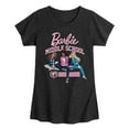 thumbnail image 1 of Barbie - Middle School Dolls - Toddler & Youth Girls Short Sleeve Graphic T-Shirt, 1 of 5