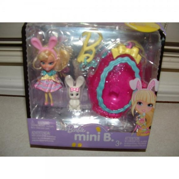 Barbie Mini B. #23 Easter Doll with Bunny & Accessory Case