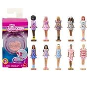 Barbie Mini BarbieLand Fashionistas Dolls, 1.5-inch Dolls in Blush Compact, Surprise Reveal (Styles May Vary)