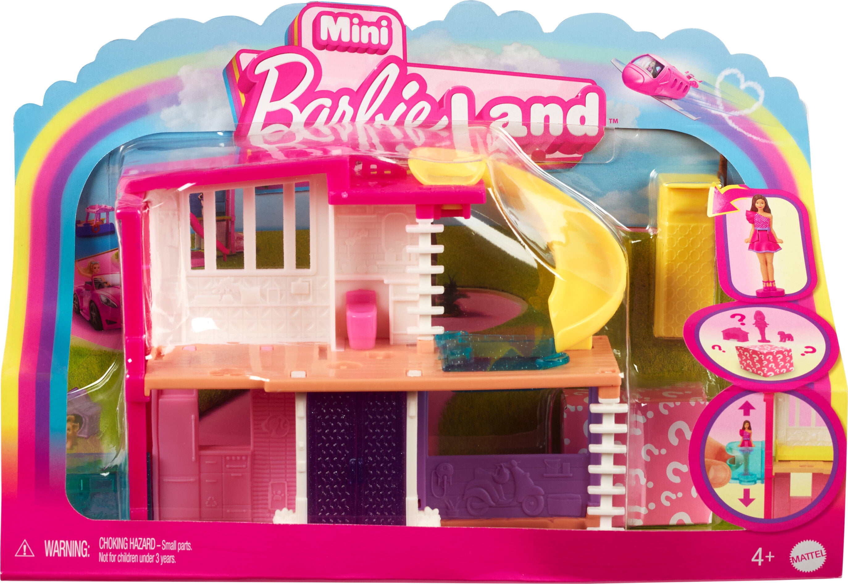 Barbie Mini BarbieLand Doll House Playsets With 1.5-Inch Doll ...