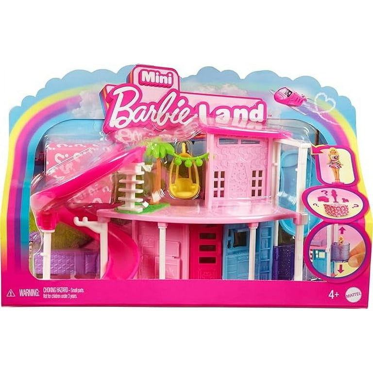 Barbie Mini BarbieLand Doll House Sets, Mini Dreamhouse with