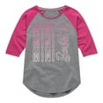 thumbnail image 1 of Barbie - Mini Mini Mini - Toddler And Youth Girls Raglan Graphic T-Shirt, 1 of 3