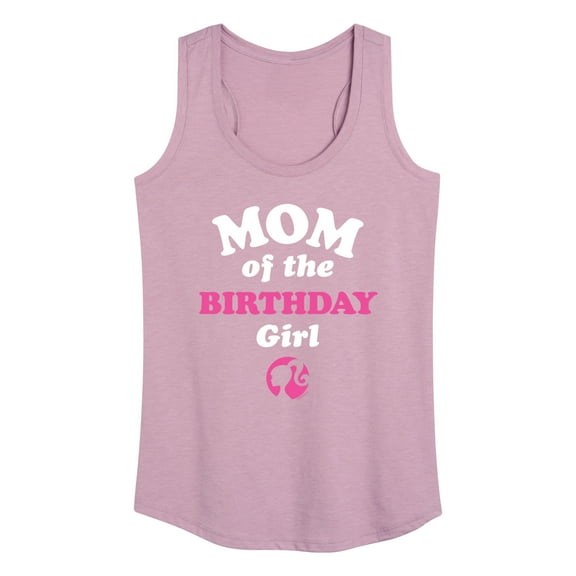 Barbie - Mom of The Birthday Girl - Women's Racerback Tank Top