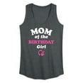 thumbnail image 1 of Barbie - Mom of The Birthday Girl - Women's Racerback Tank Top, 1 of 5