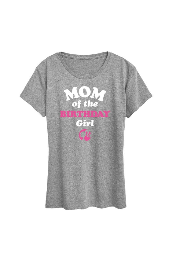 - Mom of The Birthday Girl - Women's Short Sleeve Graphic T-Shirt