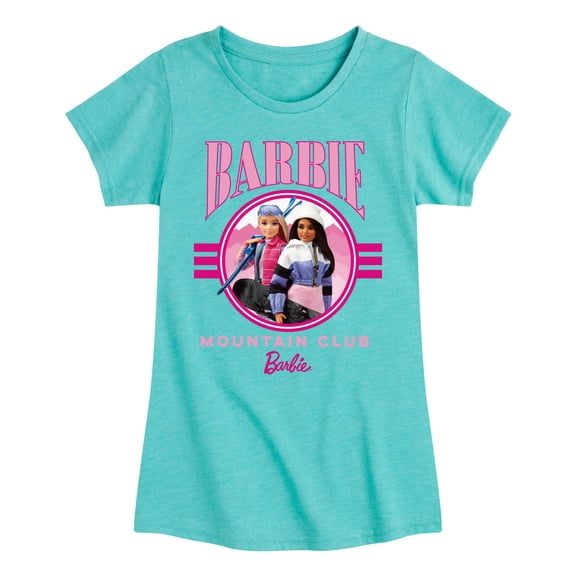 Barbie - Mountain Club - Toddler And Youth Girls Fitted Short Sleeve Graphic T-Shirt